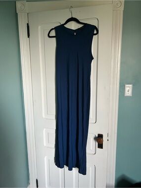 Banana Republic Sleeveless Navy Maxi Dress